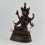 Hand Made Copper Alloy in Oxidation Finish 15" Ushnishavijaya Statue