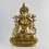 Hand Made Copper Alloy with 24 Karat Gold Gilded 18"  White Tara Statue