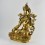 Hand Made Copper Alloy with 24 Karat Gold Gilded 18"  White Tara Statue