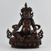 Hand Made Copper Alloy in Oxidation Finish 11" Yellow Jambhala Statue