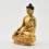 Machine Made Copper Alloy 6.5" Gold-Plated Shakyamuni Buddha Statue