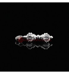 Hand Made 92.5% Silver Silver Vajra / Dorje Pendant (Locket)