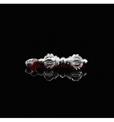 Hand Made 92.5% Silver Silver Vajra / Dorje Pendant (Locket)