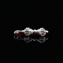 Hand Made 92.5% Silver Silver Vajra / Dorje Pendant (Locket)