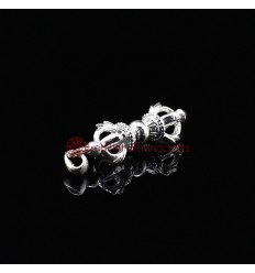 Hand Made 92.5% Silver Silver Vajra / Dorje Pendant (Locket)