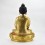 Hand Made Copper Alloy Gold Gilded and Hand Painted Face 18" Enlightenment Shakyamuni Buddha Statue