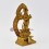 Machine Made Gold Plated 7" Standing Namgyalma Buddha Statue