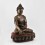 Hand Made Copper Alloy in Oxidation Finish 18" Shakyamuni Buddha Statue