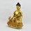 Hand Made Copper Alloy with 24 Karat Gold-Gilded and Hand-Painted Face 13" Medicine Buddha Statue