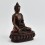 Hand Made Copper Alloy in Oxidation Finish 9" Shakyamuni Buddha Statue