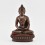 Hand Made Copper Alloy in Oxidation Finish 9" Amida Buddha Statue