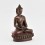 Hand Made Copper Alloy in Oxidation Finish 9" Amida Buddha Statue