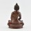 Hand Made Copper Alloy in Oxidation Finish 9" Amida Buddha Statue