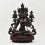 Hand Made Copper Alloy in Oxidation Finish 14.5" White Tara / Drolkar Statue