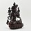 Hand Made Copper Alloy in Oxidation Finish 14.5" White Tara / Drolkar Statue