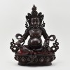 Hand Made Copper Alloy in Oxidation Finish 12.5" Yellow Dzambhala Statue
