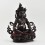 Hand Made Copper Alloy in Oxidation Finish 12.5" Yellow Dzambhala Statue
