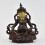 Machine Made with Copper Alloy in Oxidation Finish and Hand-Painted Face 4.75" Yellow Jambala Statue