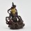Machine Made with Copper Alloy in Oxidation Finish and Hand-Painted Face 4.75" Yellow Jambala Statue