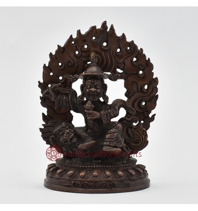 Machine Made Copper Alloy in Oxidation Finish 4.75" Dorje Lekpa Statue