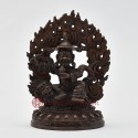 Machine Made Copper Alloy in Oxidation Finish 4.75" Dorje Lekpa Statue