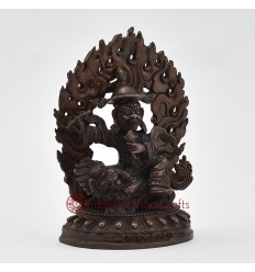Machine Made Copper Alloy in Oxidation Finish 4.75" Dorje Lekpa Statue