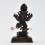 Machine Made Copper Alloy in Oxidation Finish 5.75" Hevajra with Nairatmya Statue