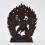 Machine Made Copper Alloy in Oxidation Finish 5" Vajrakilaya Statue