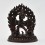 Machine Made Copper Alloy in Oxidation Finish 5" Yamantaka Statue