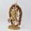 Hand Made Copper Alloy with Gold Gilded and Face Painted 14" Vajravarahi Jogini Statue