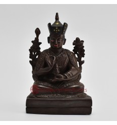 Hand Made Copper Alloy in Oxidation Finish 5.5" The 9th Karmapa - Wangchuk (Wangchug) Dorje Statue