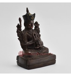 Hand Made Copper Alloy in Oxidation Finish 5.5" The 9th Karmapa - Wangchuk (Wangchug) Dorje Statue