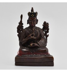 Hand Made Copper Alloy in Oxidation Finish 5.5" The 16th Karmapa - Rangjung Rigpe Dorje Statue