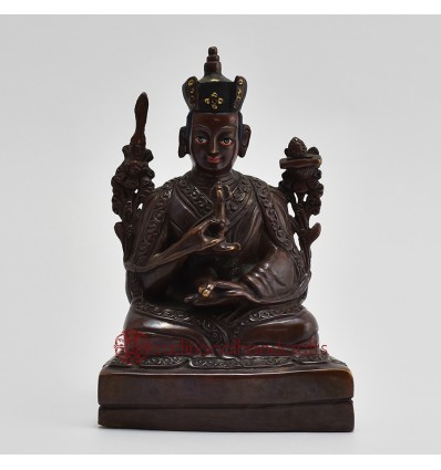 Hand Made Copper Alloy in Oxidation Finish 5.5" The 16th Karmapa - Rangjung Rigpe Dorje Statue