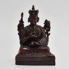 Hand Made Copper Alloy in Oxidation Finish 5.5" The 16th Karmapa - Rangjung Rigpe Dorje Statue