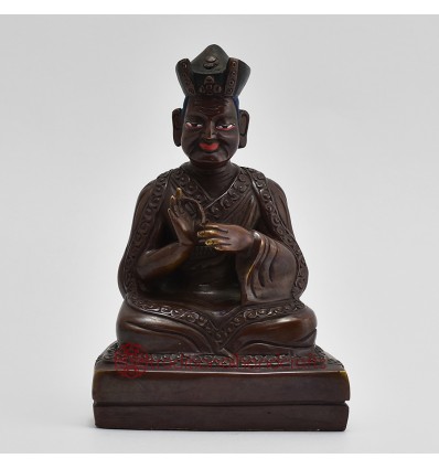 Hand Made Copper Alloy in Oxidation Finish 5.25" The 1st Karmapa - Düsum Khyenpa Statue