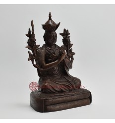 Hand Made Copper Alloy in Oxidation Finish 9" The 5th Karmapa - Deshin Shekpa Statue