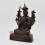 Hand Made Copper Alloy in Oxidation Finish 9" The 5th Karmapa - Deshin Shekpa Statue