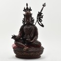 Hand Made Copper Alloy in Oxidation Finish 14" Guru Rinpoche Statue