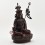 Hand Made Copper Alloy in Oxidation Finish 14" Guru Rinpoche Statue