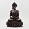 Hand Made Copper Alloy in Oxidation Finish13" Amitabha Buddha Statue