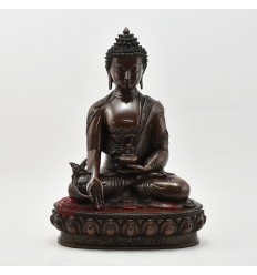 Hand Made Copper Alloy in Oxidation Finish13" Medicine Buddha Statue