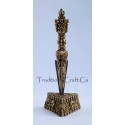 11.75" Hand Crafted Phurba/Phurwa Set - Tibetan Buddhist Ritual Dagger from Patan, Nepal