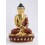 Fine Quality 8.25" Amitabha/Amida Buddha Gold Gilded with Face Painted Statue from Patan, Nepal