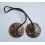 Hand Carved 2.5" Fine Quality Tibet Buddhist Tingsha Cymbals From Patan, Nepal