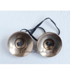 Hand Crafted Fine Quality 3" Tibetan Buddhist Tingsha Cymbals From Nepal