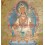 47" x 34.25" Maitreya Buddha Thangka Painting