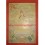 33.5" x 23.75" Gold Maitreya Buddha Thangka Painting