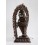 Fine Quality 13.25" Panjarnata Mahakala Oxidized Copper Alloy Statue from Patan, Nepal
