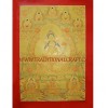 33" x 23.5" White Tara Thangka Painting